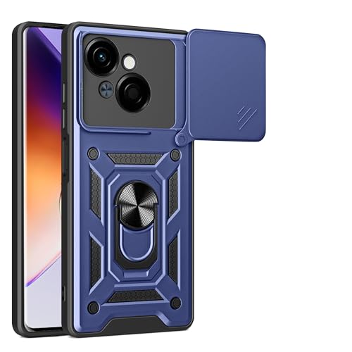 Coque Tecno Spark Go 1 bleue anti-rayure pour caméra arrière