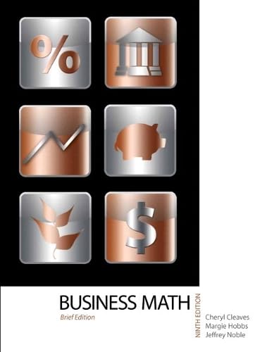 Business Mathematics + Mymathlab/Mystatlab Standalone Access Card