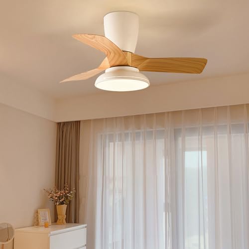 Ventilateur de plafond de 79 cm avec éclairage LED 48W et télécommande - 4