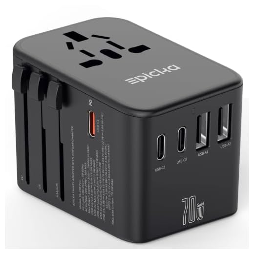 EPICKA Universal Travel Adapter for Worldwide Use