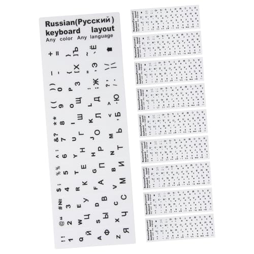 Pegatinas para teclado de ordenador portátil con adhesivo PVC de alta compatibilidad