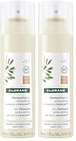 Klorane Dry Shampoo With Oat & Ceramidelike Dark Hair 250ML - All Hair Types (Pack of 2)