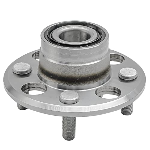 Detroit Axle - Rear Wheel Bearing and Hub Assembly for Honda Civic 1985-2000, Civic Del Sol 1993-1997, CRX 1988-1991, Wagovan 1986-1987, Acura EL 1997-2000, 4 Lugs Non-ABS 513035