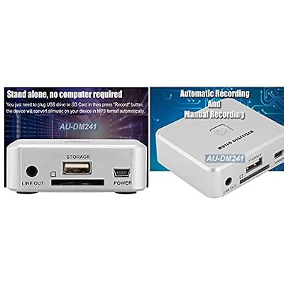 Analog to Digital MP3 Audio Digitizer Recorder Player