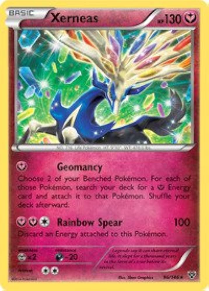 Amazon.co.jp: Pokemon - Xerneas (96/146) - XY : おもちゃ