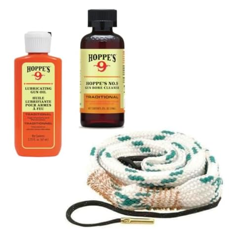 Westlake Market 12 Gauge Shotgun Cleaning Kit with Snake, Bore Cleaner and Lube Oil Cover