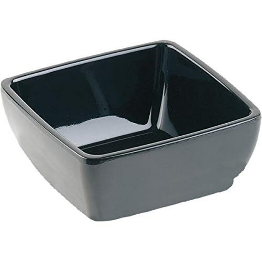APS GF137 Melamine Square Bowl 19 cm Nero