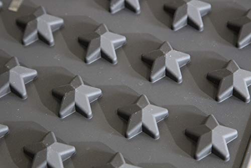 Sasa Demarle FX 2111 Flexipan Inspiration All-Silicone Mold with 48 Star-Shaped Cavities