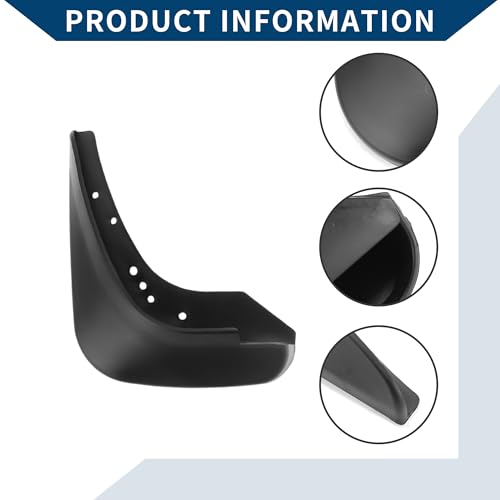 Image of Mud Flaps Splash Guards W /Mount Accessories for Citroen C-Quatre(Saloon) 2009-2011 Front Rear Mud Guards 1 Set