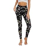AFPANQZ Christmas Lights Design Women's Leggings Comfort Performance Butt Lifting Leggings Yoga Pants for Women Girls Workout Yoga Stretch Capri Plus Size Elastic Wasit Legging Casual Activewear