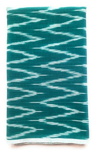 Image of Cotton Pochampally ikat unstitched blouse, Kurthi, long frock fabric material for women (1 meter, 2 meters & 3 meters)