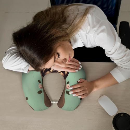 Almohada de viaje espuma viscoelástica tamaño estándar miniatura 6