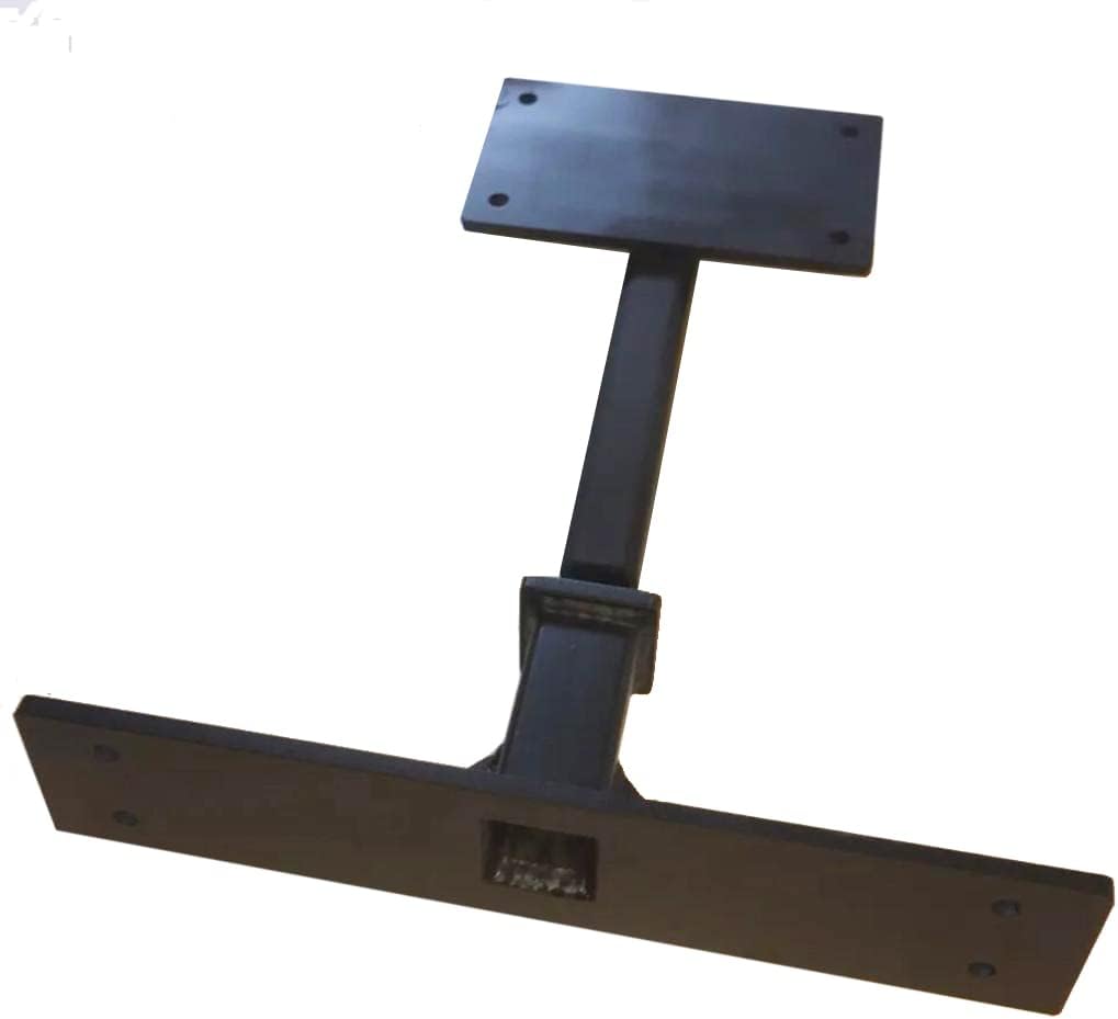 Military Truck 2 Piece Winch Plate for Front Bumper, 2 Inch Receiver + Mounting Plate, fits M998 Slant Back M1043a2 M1045a2, Compatible with Humvee