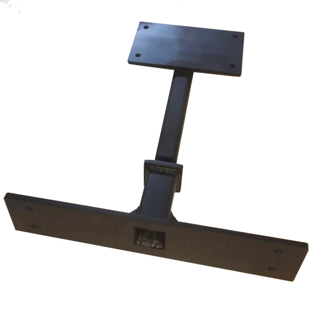 Military Truck 2 Piece Winch Plate for Front Bumper, 2 Inch Receiver + Mounting Plate, fits M998 Slant Back M1043a2 M1045a2, Compatible with Humvee