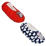 disney klopfer hausschuhe  Disney Minnie Maus Hausschuh mit flausch und Antirutschnoppen Blau 25/26