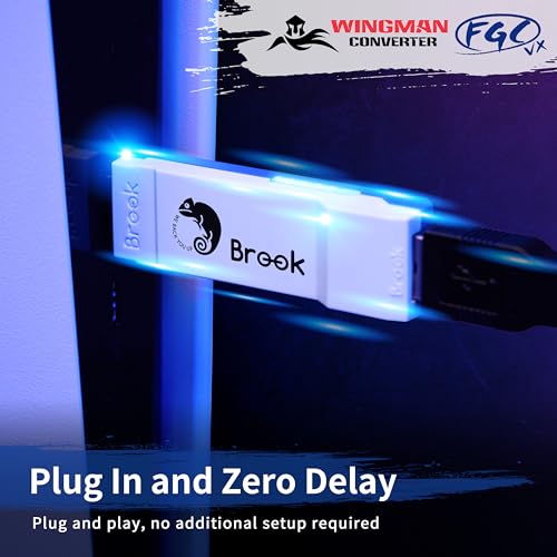 Brook Wingman FGC VX Arcade Controller Converter for PS5/PS4/PC – Supports 150+ Wired Controllers, Low-Latency Adapter for Arcade Sticks & Fightpads, Compatible with All PS5/PS4 Games - Thumbnail 4