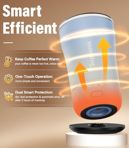 Supsonic 14oz Heated Coffee Mug S1