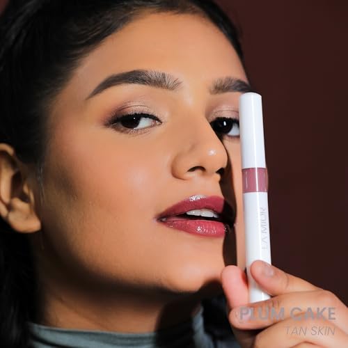 Image of Peptide Glaze Lip Balm - Plum Cake | 3-in-1 Formula for Glossy Shine, Healing, and Nourishment | Pillowy-Soft Lips | Nourishes Dry Skin | Real Reviews, Juicy Results!