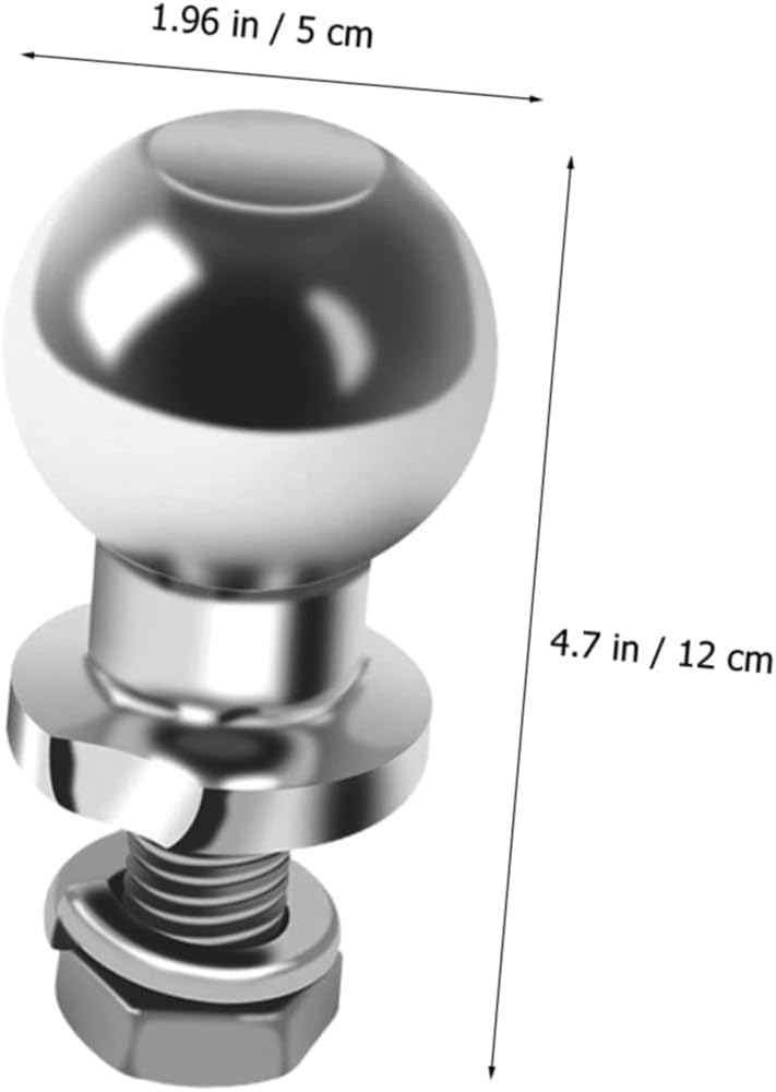 Trailer Hitch Ball Mount Replacement for Off Road Vehicles Durable Connector Easy Installation Precision Manufacturing for Secure Towing Compatible with Style