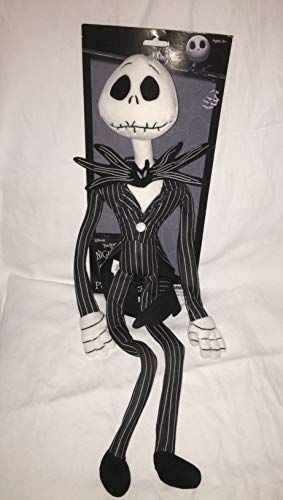 THE NIGHTMARE BEFORE CHRISTMAS " JACK SKELLINGTON " LARGE POSE-ABLE PLUSH DOLL TOY 26" - Thumbnail 3