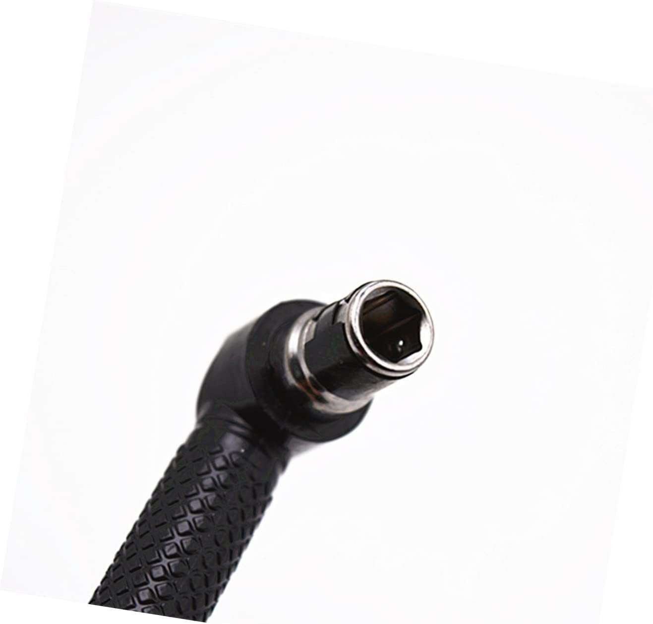 Angoily Double-Headed L-Shaped Socket Wrench 1/4 Right Angle Screwdriver Adapter with Extension Handle for Home Garage Workshop Use