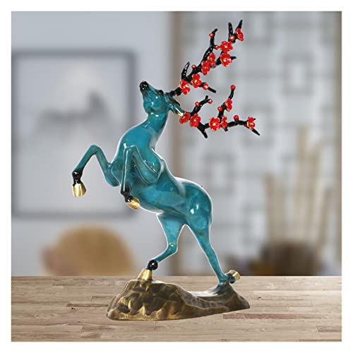 Statue d'élan déco de salon moderne pour buffet et entrée de maison - 6