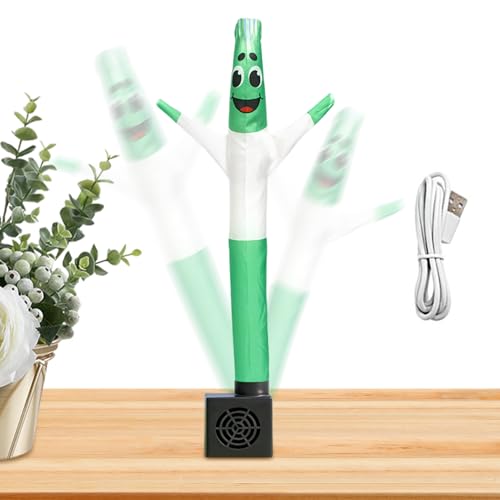 Figura decorativa gonfiabile, 50 cm, grande figura angolare con braccio oscillante, piccola figura gonfiabile da tavolo con ventilatore, per esterni, interni, commerciali, negozi, casa,