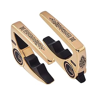 G7th Performance 3 Art - Capodastre pour Guitare acoustique et électrique - Plaque d'or 18kt celtique 63g/2,2oz. Low… – Image 3