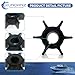 Water Pump Impeller For Nissan Tohatsu 6 8 9.8 HP Outboard 3B2650211 3B2650210 3B2650211M Mercury 47-8037481 Johnson Evinrude 5040525 Sierra 18-8920 3B2-65021-0 3B2-65021-1 3B2-65021-1M 8M0214945