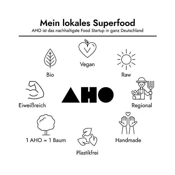 AHO Goldene Leinsamen aus deutschem Bio-Anbau 850g | 100% Plastikfrei, Regional, Öko | Lokales Superfood (850g) – Bild 4
