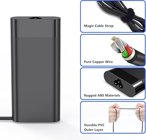 Image of WeFly 150W 7.7A Laptop Adapter Charger for HP Zbook 15 16 17 15u 15v G3 G4 G5 G6 G7 G8 G9 ZBook Studio G3 G4 G5 G6 G7 G8 OMEN by 15 17 Pavilion Gaming 15 17 TPN-CA11 TPN-DA09 Laptop Adapter
