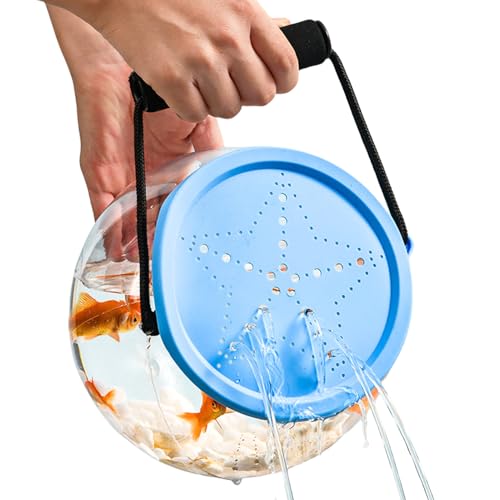 miniii serbatoio di pesce portatile | Contenitore di trasporto di pesce | Tank portatile portatile per acquario Ottimo concetto per catturare e rilasciare creature, spiaggia, piscina e lago