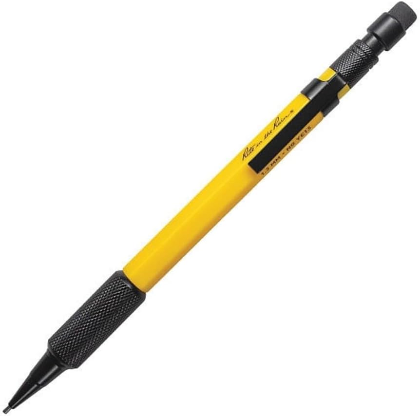 Weatherproof Mechanical Pencil, Yellow Barrel, 1.3mm Black Lead (No. YE13)