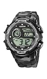 CALYPSO Reloj modelo K5723/3 de la colección X-TREM, caja de 51,5 mm negro con correa de plástico gris para caballero