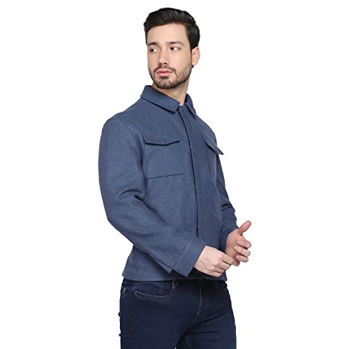 Image of Blackberrys Men's Solid A-Line Coat