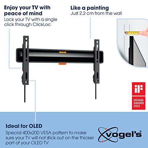 Vogel's TVM 3405SP flat OLED TV wall mount for 32-77 inch televisions, Maximum 50 kg - Image 3