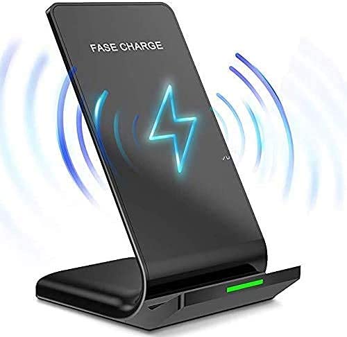 MKL 10W/7.5W Fast Wireless Charger Stations for Galaxy S21/Note 20 Ultra/S20 Edge Note 9 Qi Certified Charging Dock for iPhone SE(2020)/11/12 Mini/ 12 Pro Max/X/XS Max/XR