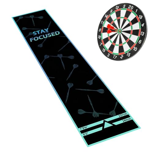 Tapis pour cible fléchettes en velours de qualité pour tournoi et club de jeu