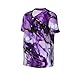 Purple Marble Customizable Softball Jersey - Baseball Jersey Shirt Personalized with Unique Fashion Sense,for All Seasons.