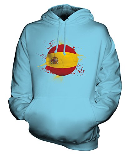 Sweat Espagne Football pull à capuche unisexe coton Candymix