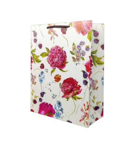 Image of TASCHE Paper Alekhya Design Paper Bag For Return Gift, Small Presents, Weddings, Birthday, Holiday Presents (Size 12 X 9.5 X 4 Inch | Pack Of 8), Multicolor