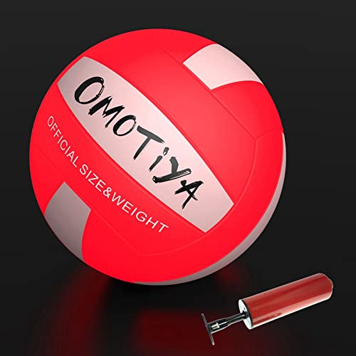 OMOTIYA Light Up Volleyball, Glow in The Dark, Much Brighter, Great Volleyball Gift for Boys, Official Size and Weight, Orange OMOTIYA Light Up Volleyball, Glow in The Dark, Much Brighter, Great Volleyball Gift for Boys, Official Size and Weight, Orange