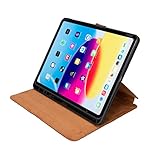 Solo Pelle Leder Hülle geeignet für Apple iPad Pro 11 I passend für 2. 3. 4. Generation. Unterstützt Pencil 2 Model: Stage (Cognac Braun)
