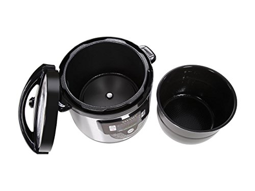 Tayama TMC-60XL 6 Quart 8 in 1 Multi Function Pressure Cooker, 6 Qt, Black Tayama TMC-60XL 6 Quart 8 in 1 Multi Function Pressure Cooker, 6 Qt, Black