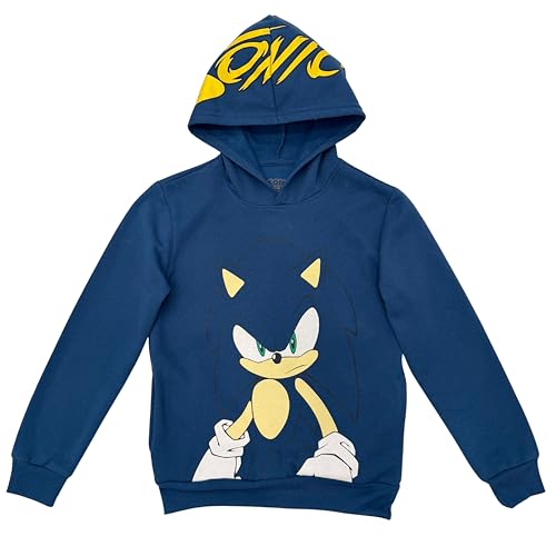 Sweat à capuche Sonic garçon idée cadeau anniversaire ado tailles 4-18 ans