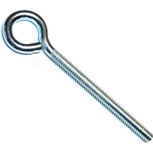 Hard-to-Find Fastener 014973454340 Eye Bolt Zinc, 1/4-20 x 4-Inch, 15-Piece