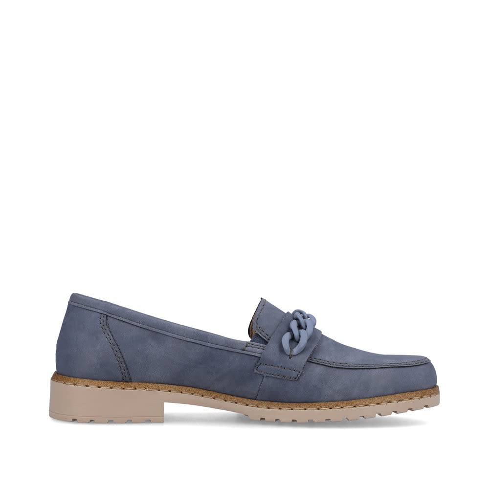 Rieker Damen Slipper 51863, Frauen Slip On,lose Einlage
