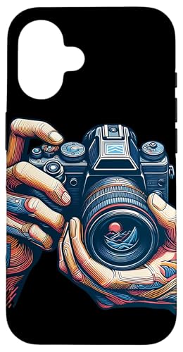Vintage Analog SLR Camera Art Photographer Film Case for iPhone 16