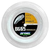YONEX BG65 Titanium Badminton String (White)