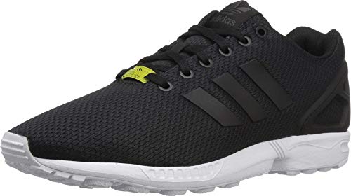 adidas Originals Men's Zx Flux Sneaker,black/black/white,4.5 M US